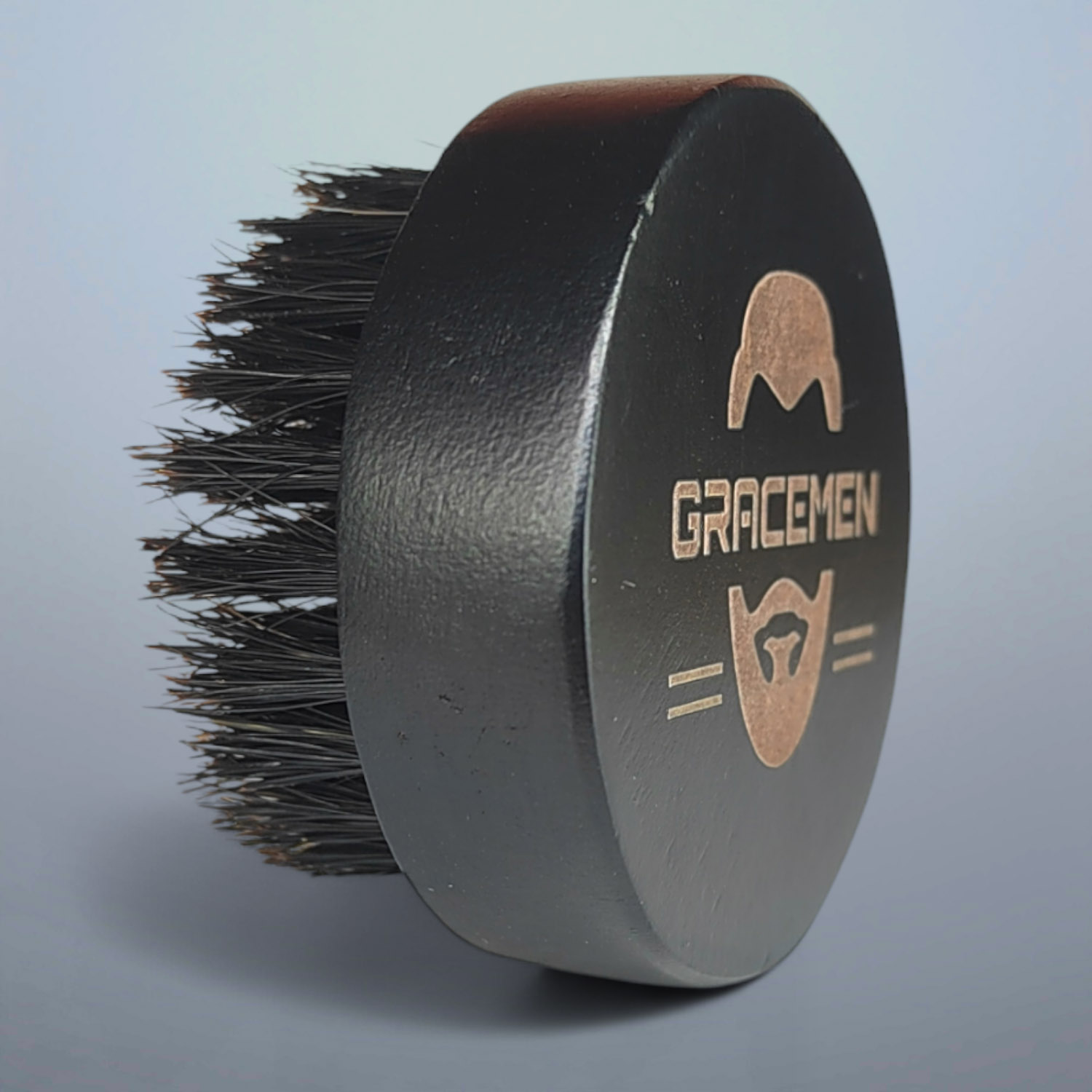 Men Grooming Hygiene - Okrągła szczotka do brody dla mężczyzn
