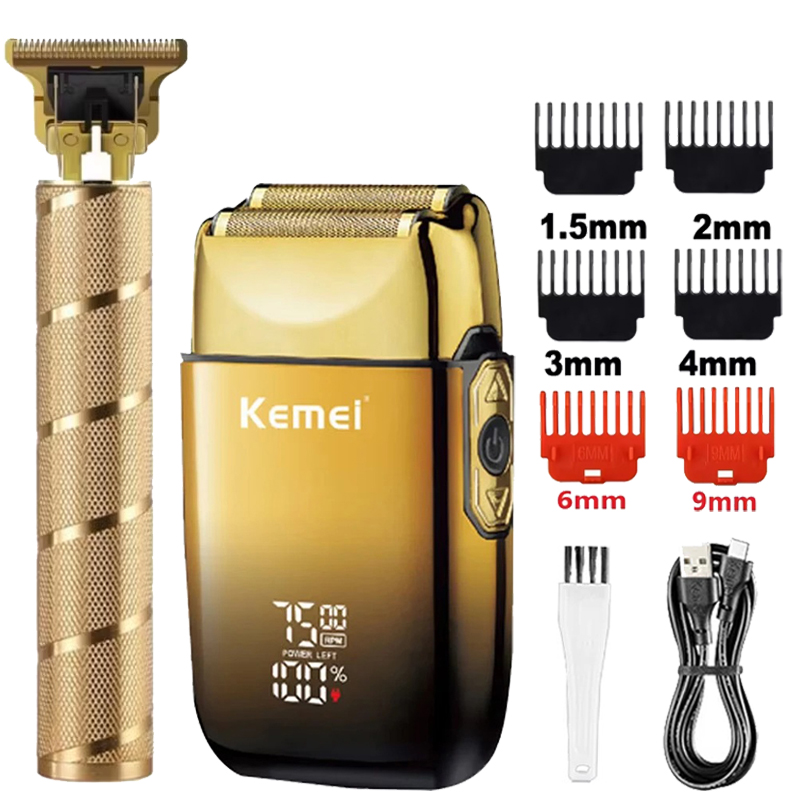 Men'S Grooming Gift Set - Trymer do włosów Kemei KM-TX10 T9,