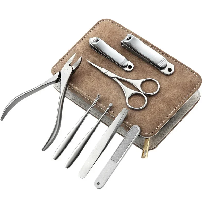 Mens Grooming Travel Kit - 8/12 sztuk profesjonalny zestaw do Manicure