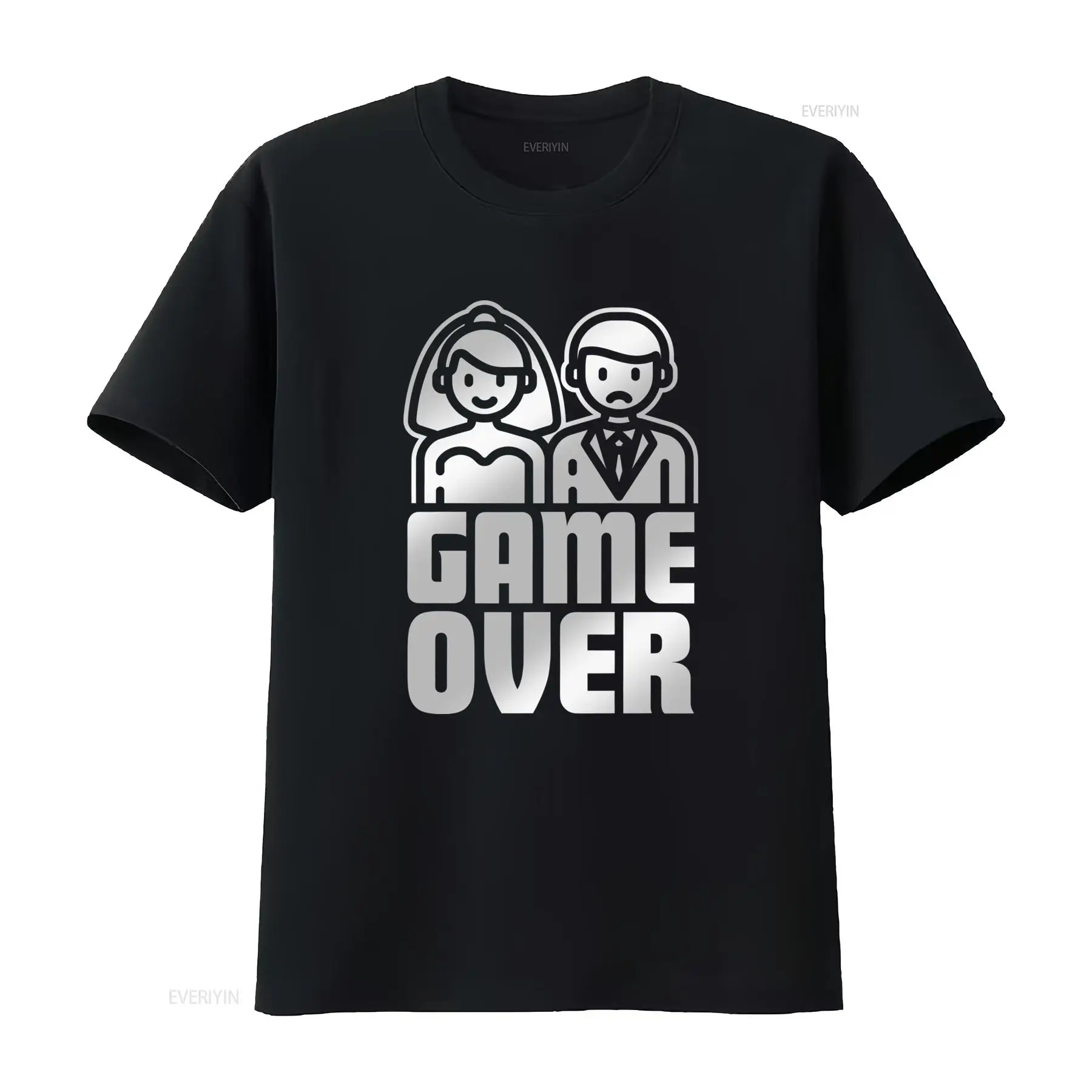 Men'S Grooming - Koszulka Męska GAME OVER Wieczór Kawalerski