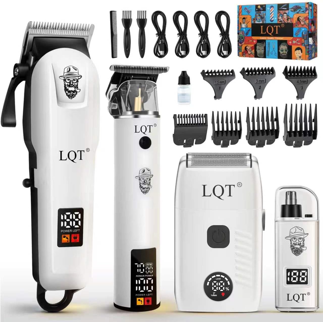 Men'S Grooming Gift Set - Uniwersalny zestaw do strzyżenia włosów dla