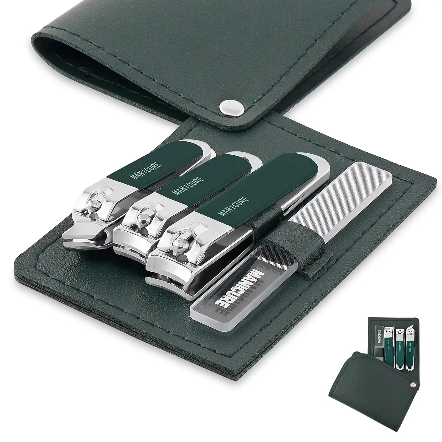 4 szt. Zestaw do manicure dla  – Mens Grooming Travel Kit recenzja i cena