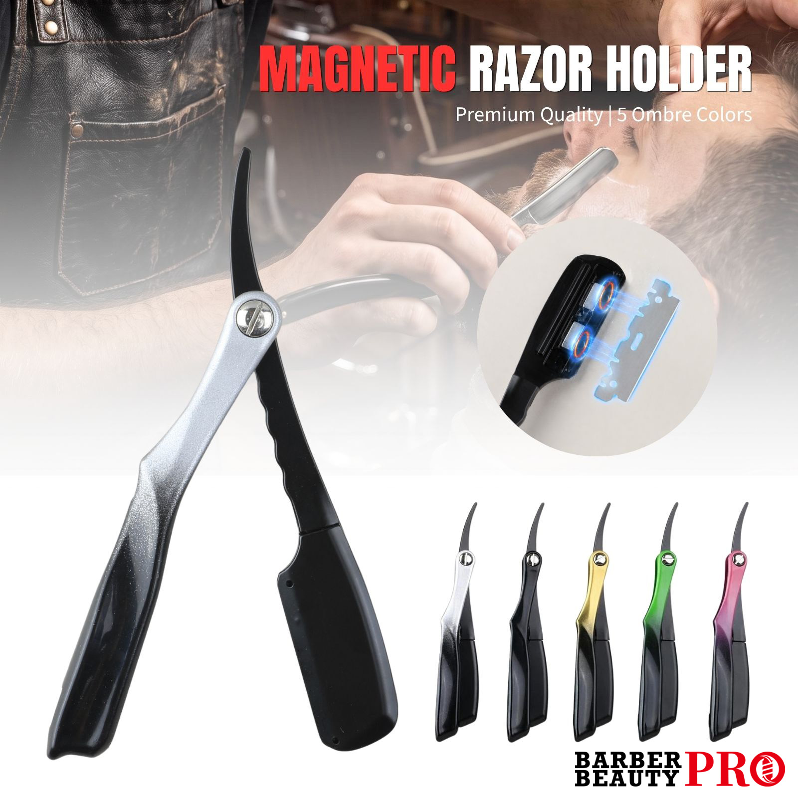 Magnetyczny składany uchwyt na – Men'S Grooming Barbershop recenzja i cena